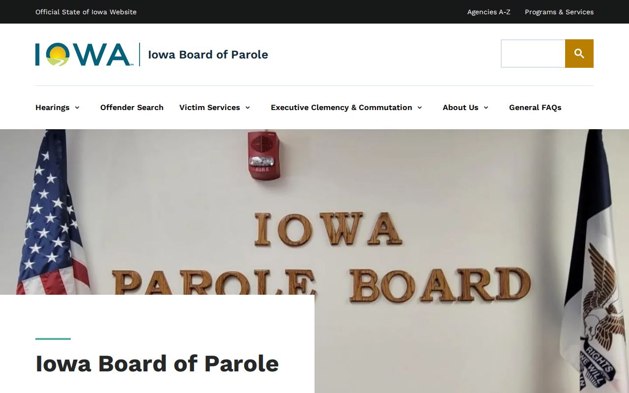 Iowa parole record and decision information